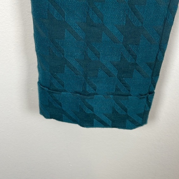 Ann Taylor The Ankle High Rise Pants Womens 4 Faux Cuff Hem 2 Pocket Textured - Picture 3 of 10